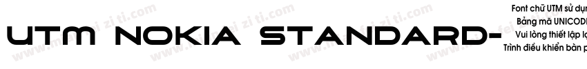 UTM Nokia Standard字体转换
